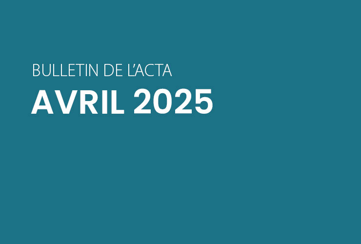 Du 14 au 16 février 2025, l’ACTA et des représentants d’associations provinciales et territoriales se sont réunis à Calgary pour la deuxième retraite de la Communauté des communautés, une fin de semaine énergisante qui a permis de renouveler l’orientation...